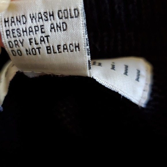 VTG SUMMIT HILL Black Embellished Sweater Size M - Picture 9 of 11